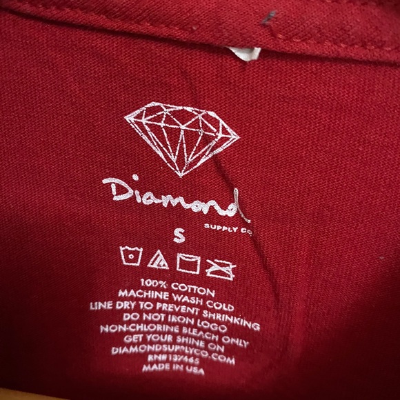 Diamond Supply Co - Red T-Shirt - Small - Picture 3 of 5